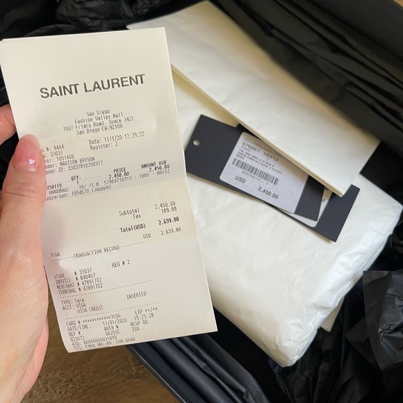 Ysl Becky with gunmetal hardware - Picture 7 of 8